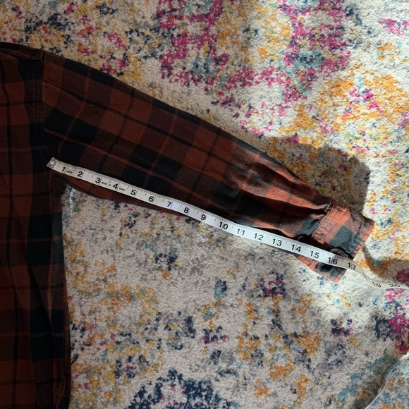 Universal Threads Oversized Fit Button Down Flannel 100% Cotton Women’s Size S - Picture 12 of 12